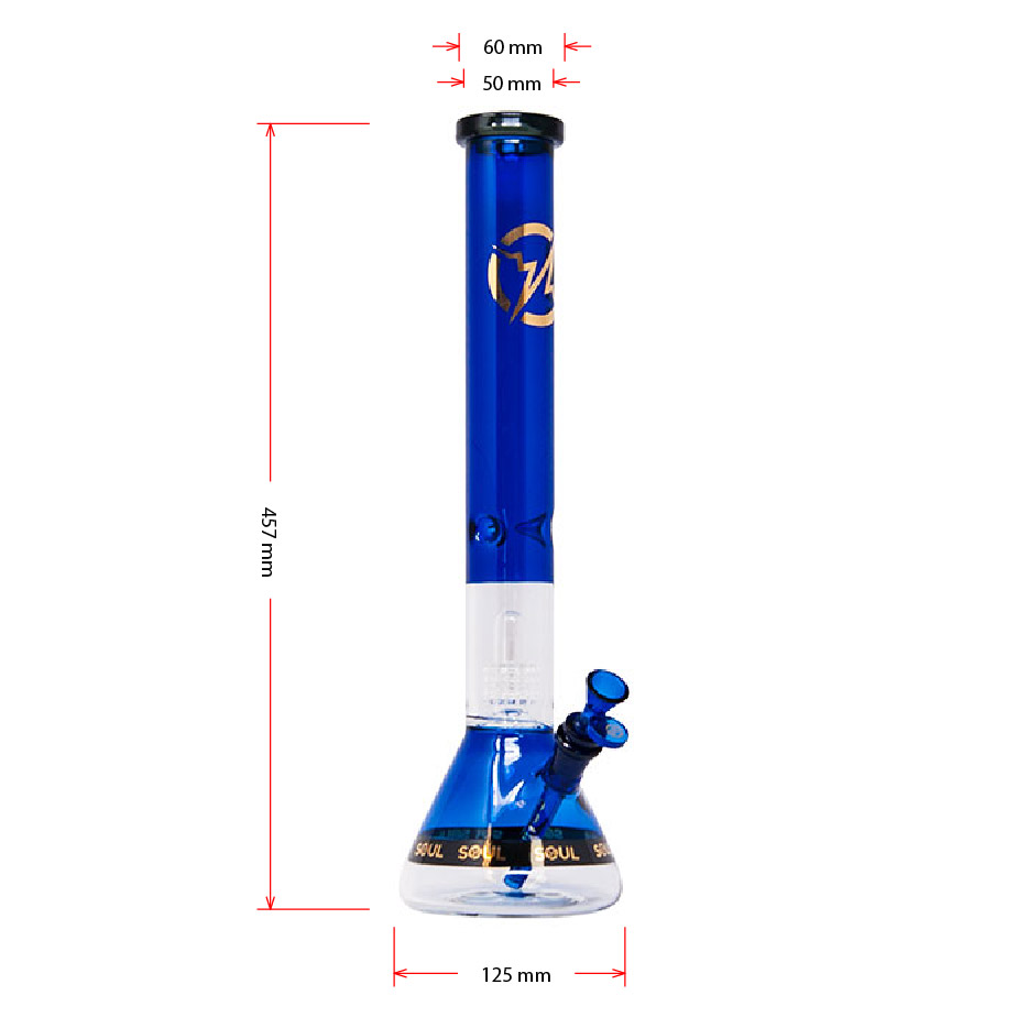 Blue Soul Glass Avatar Series 18 Inches Bong