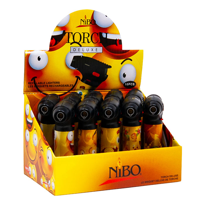 Nibo Torch Deluxe Smiley Display Of 10