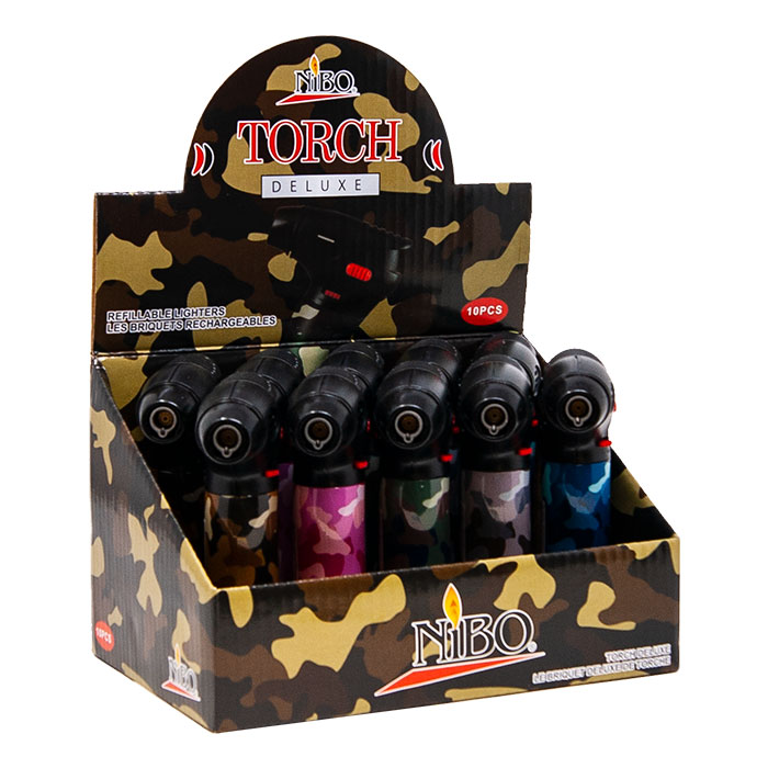 Nibo Torch Deluxe Camo Display Of 10