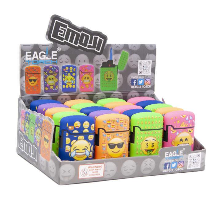 Eagle Emoji Lighter Display of 20