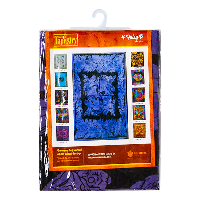 Cotton Four Fairy Purple Maple Tapestry