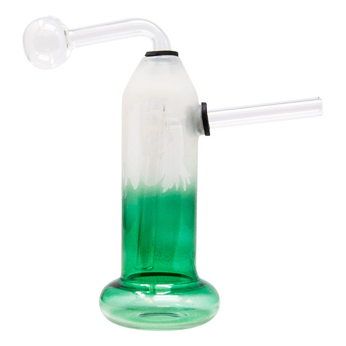 Teal Frosty Oil Bong 6 Inches