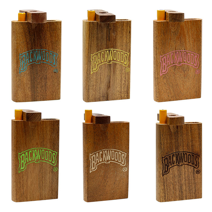 Assorted Color Backwood Dugout 4 Inches Box Of 12
