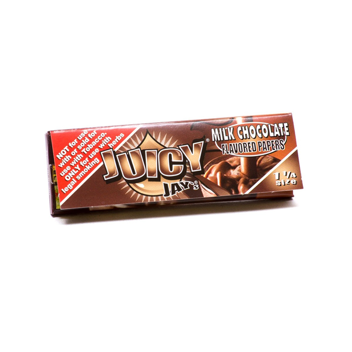 Juicy Jay Milk Chocolate Rolling Paper 1.25 Ct 24