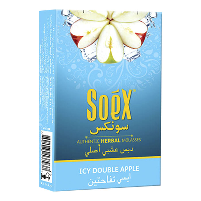Soex Icy Double Apple Herbal Molasses Pack of 10