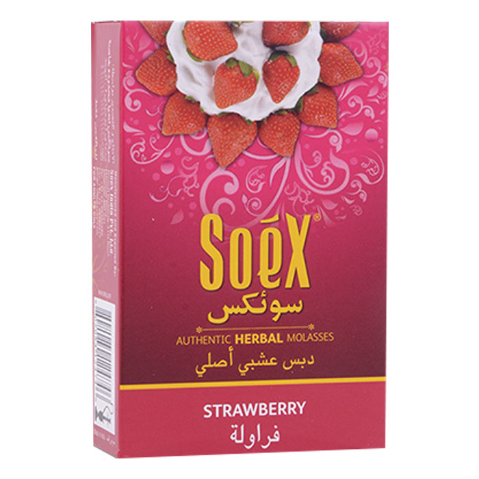 Soex Strawberry Herbal Molasses  Pack of 10