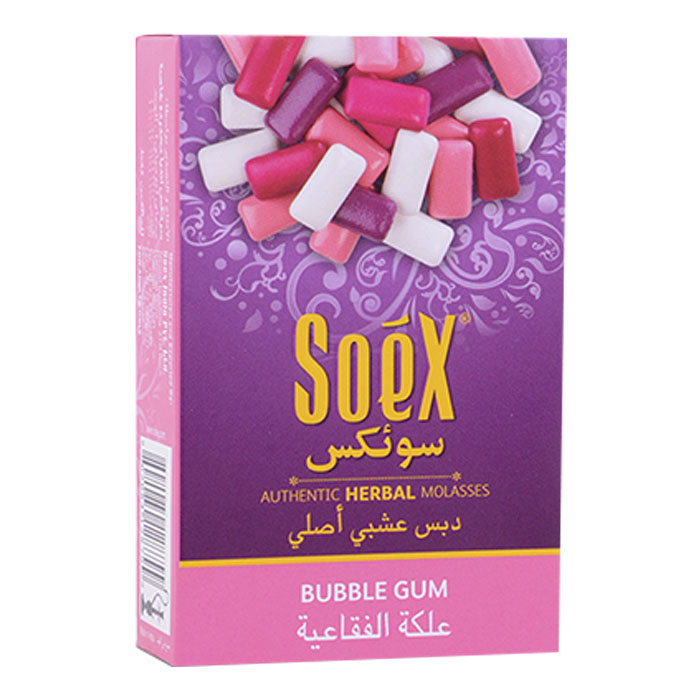 Soex Bubble Gum Herbal Molasses Pack of 10