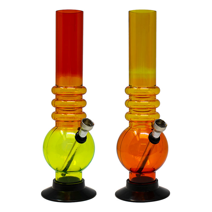 Rasta Color Tri Ring Bong 10 Inches