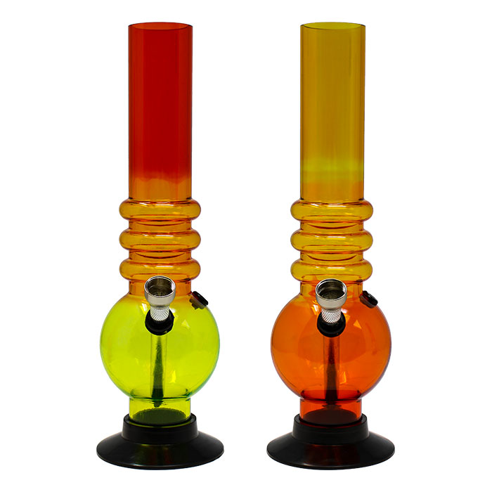 Rasta Color Tri Ring Bong 10 Inches