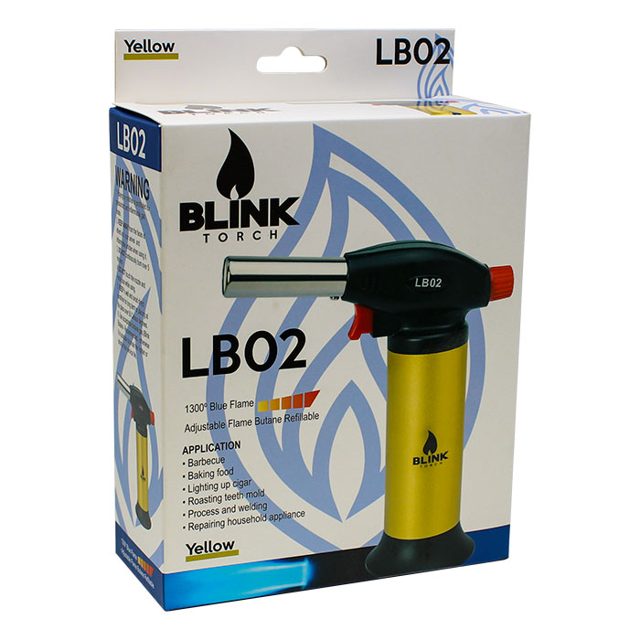 YELLOW BLINK TORCH LIGHTER 7inches