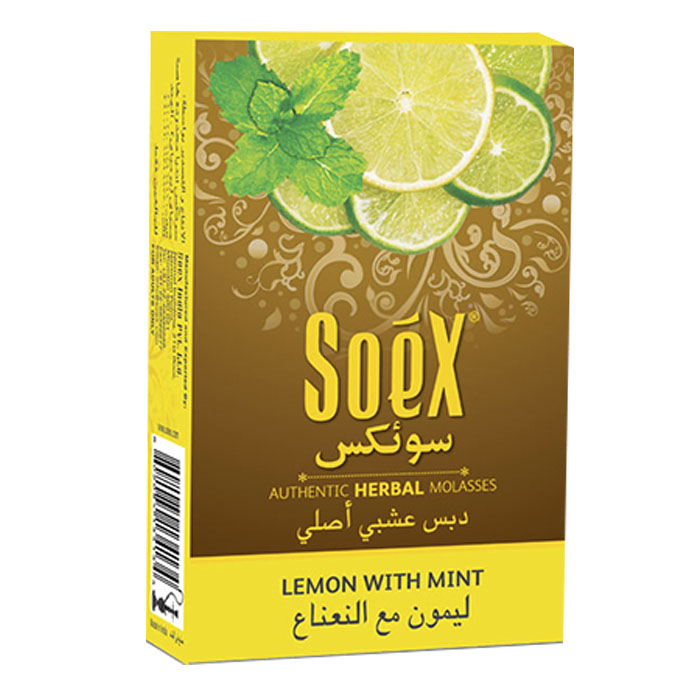 Soex Lemon With Mint Herbal Molasses Pack of 10