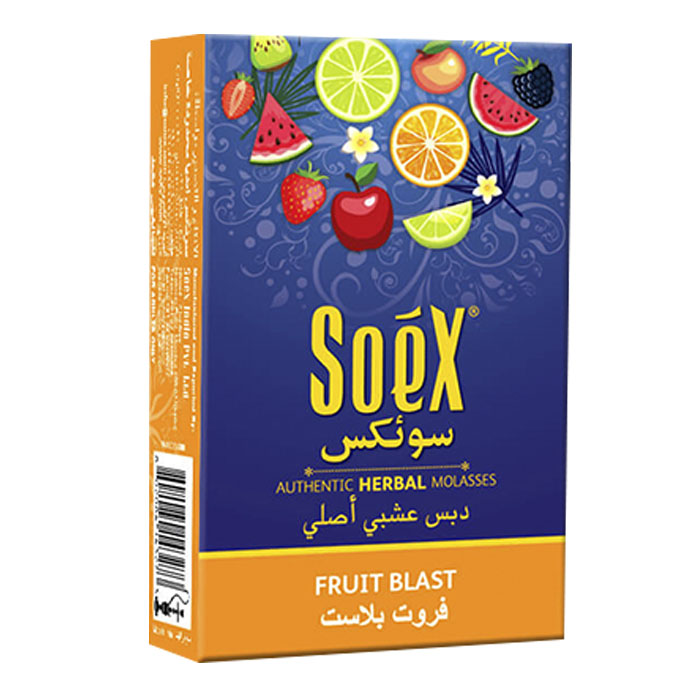 Soex Fruit Blast Herbal Molasses Pack of 10