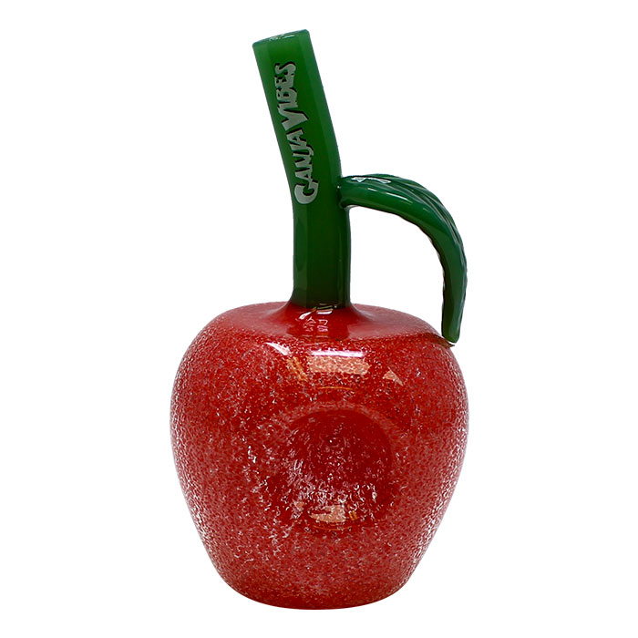 Ganja Vibes Apple 5 Inches Glass Pipe