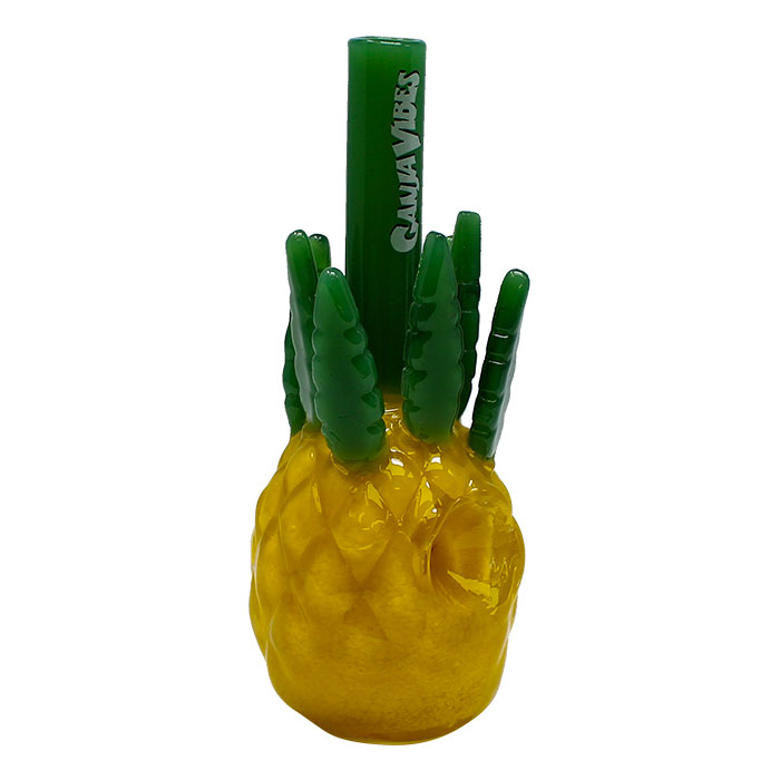 Ganja Vibes Pineapple 5 Inches Glass Pipe