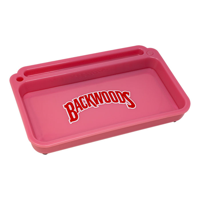 Pink Backwoods Led Rolling Tray With Lid