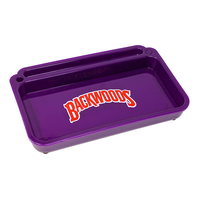 Purple Backwoods Led Rolling Tray With Lid