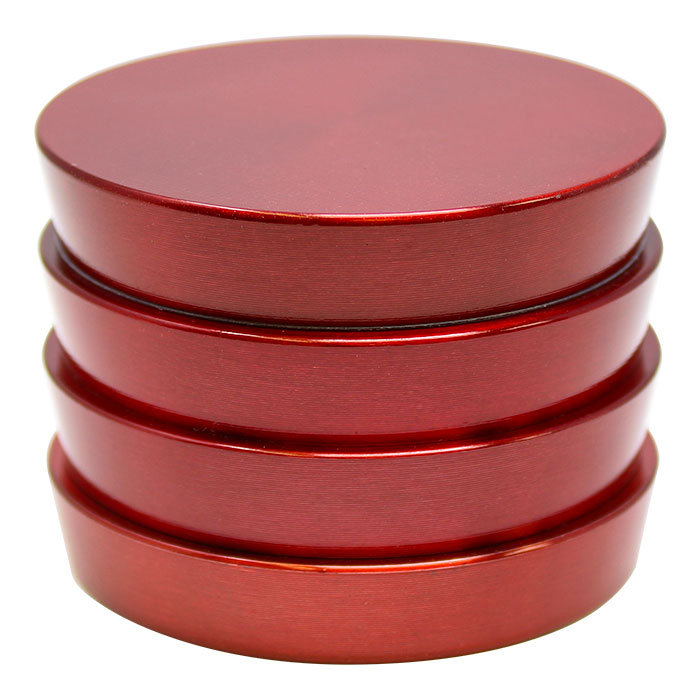 Red Layered 4 stage Grinder