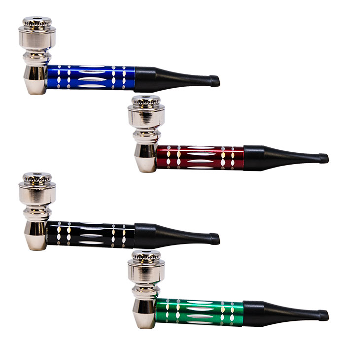 Club Royale Long Blaze Culture 4 Inches Metal Pipe Display of 12