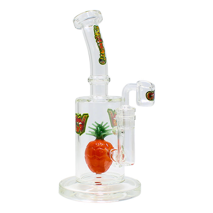 Ganjavibes 8.5 Inches Pineapple perc Waterpipe & Dab rig With Quartz Banger