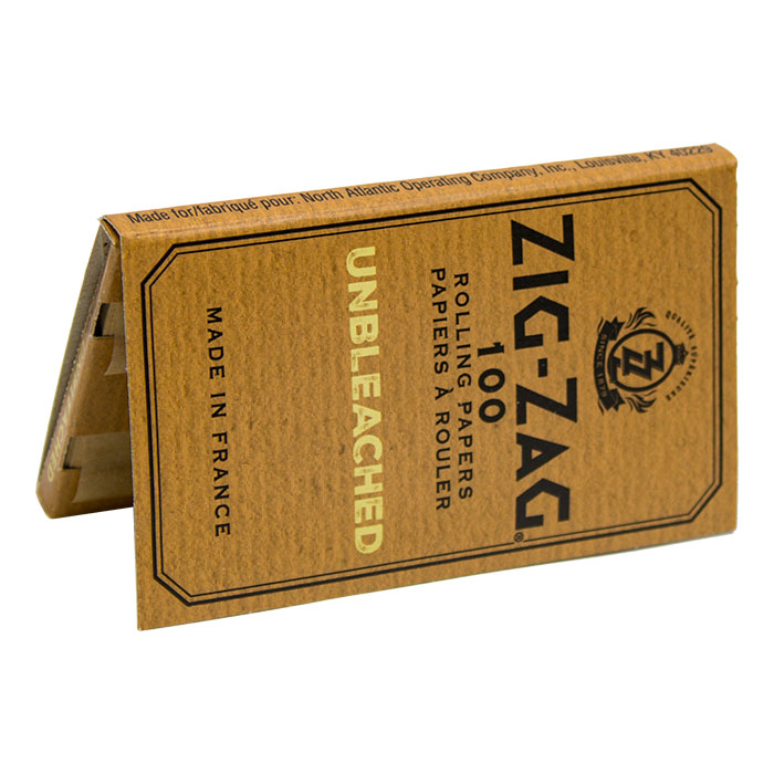 Zig Zag Unbleached Single Wide Paper Ct 25