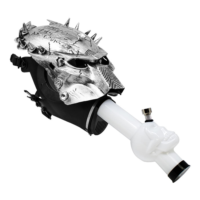 Predator Silver White Gas Mask