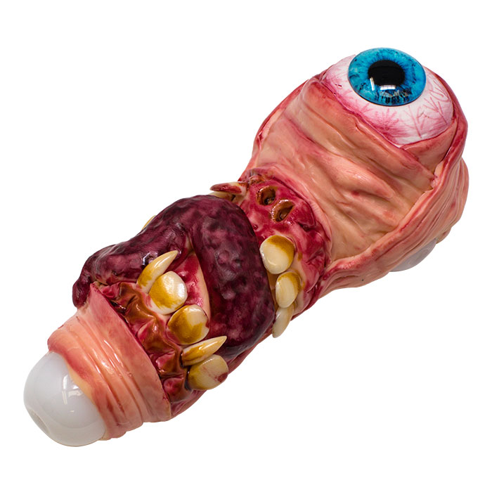 Blue Eyed Red Fictional Hand pipe