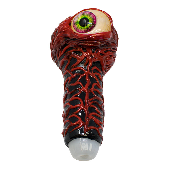 Pink Eyed Black Fictional Hand Pipe