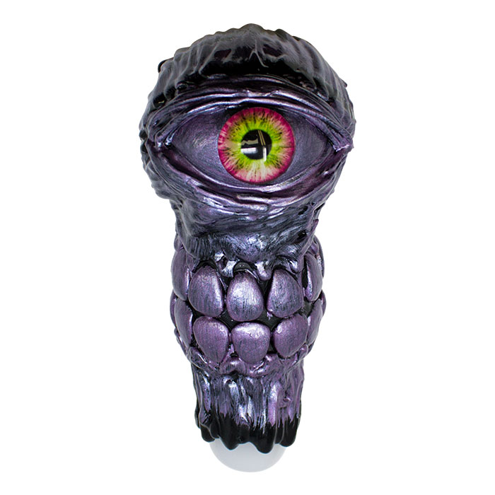 Single Eye Purple Fictional Hand Pipe