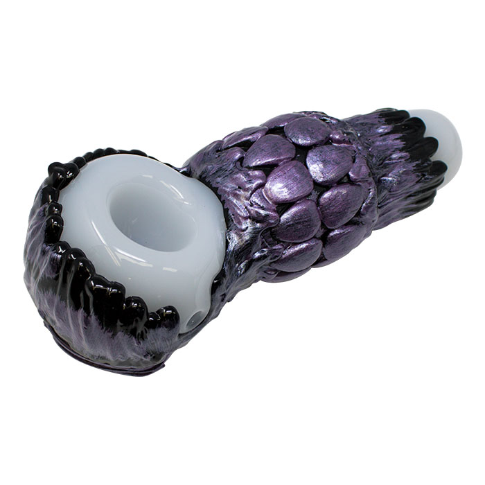 Single Eye Purple Fictional Hand Pipe