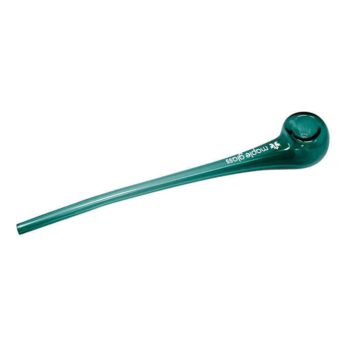 Maple Glass Teal Green Gandalf Straight Pipe 10 Inches