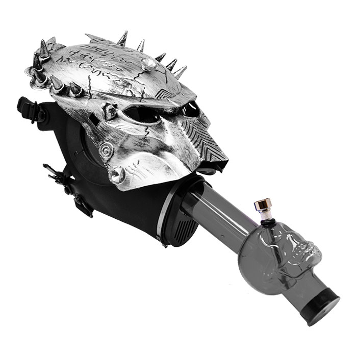 Predator Silver Black Gas Mask