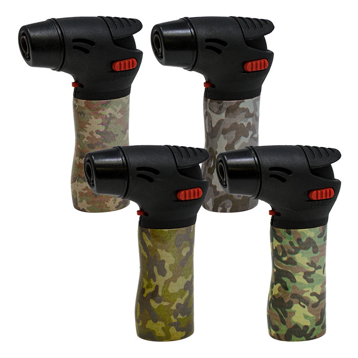 Duco Easy Grip Royal Jet Camouflage Lighter Display Of 12