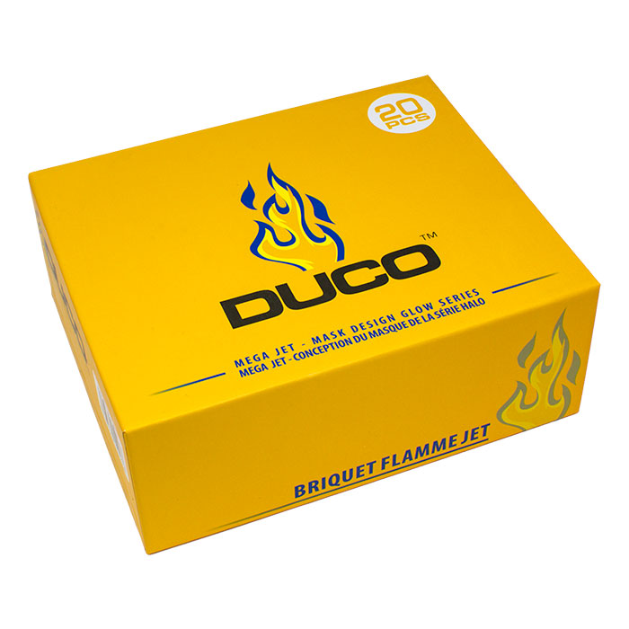 Duco Mega Jet Mask Design Glow Series Lighter Display Of 20