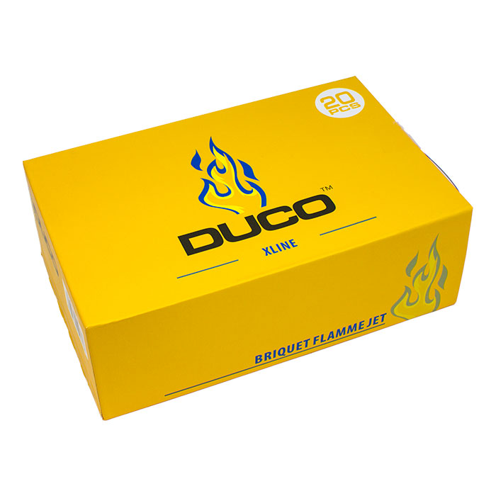 Duco Xline Solid Rubberized  Series Lighter Display Of 20