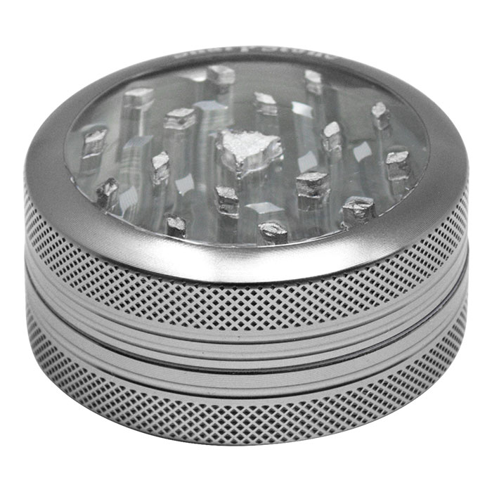 Silver Sharp Stone Two Stage Aluminum Grinder
