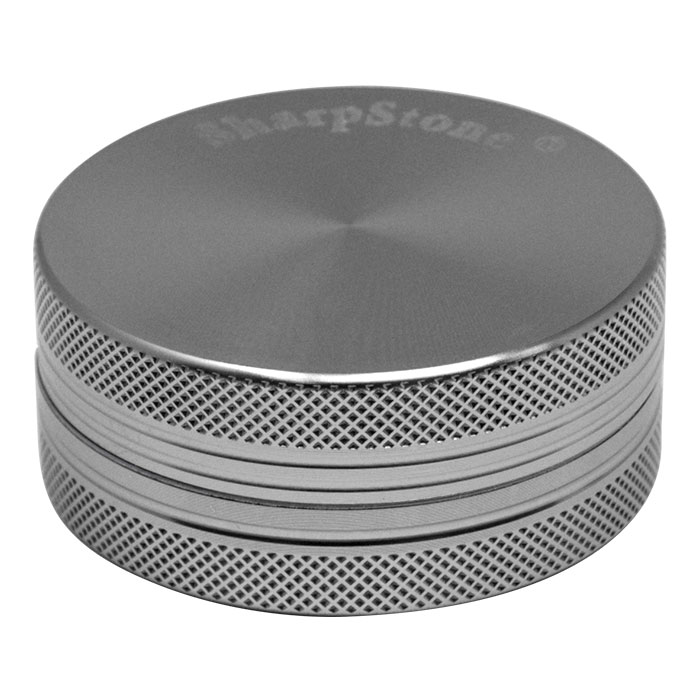 Silver Sharp Stone Two Stage Aluminum Grinder