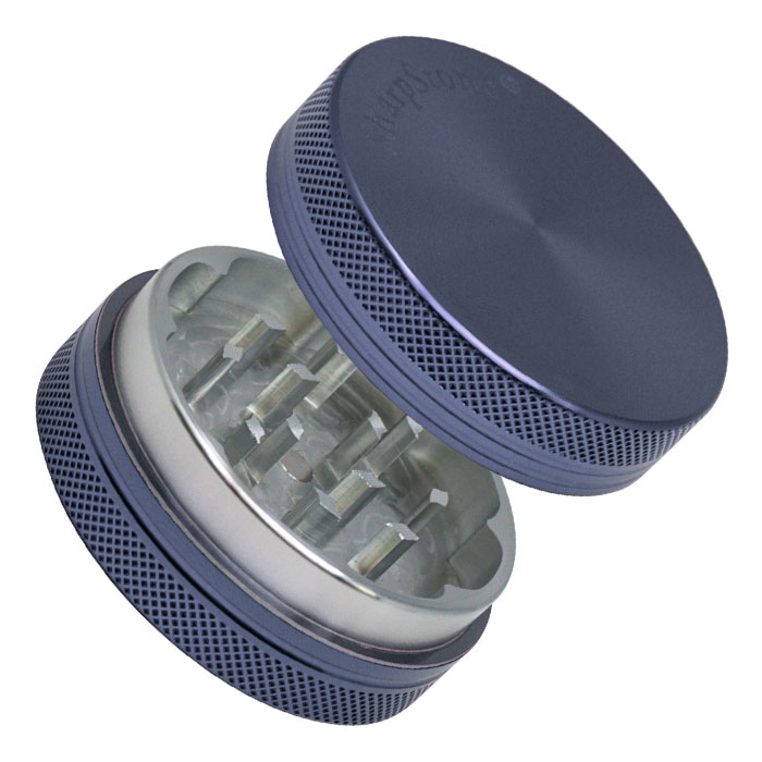 Blue Sharp Stone Two Stage Aluminum Grinder
