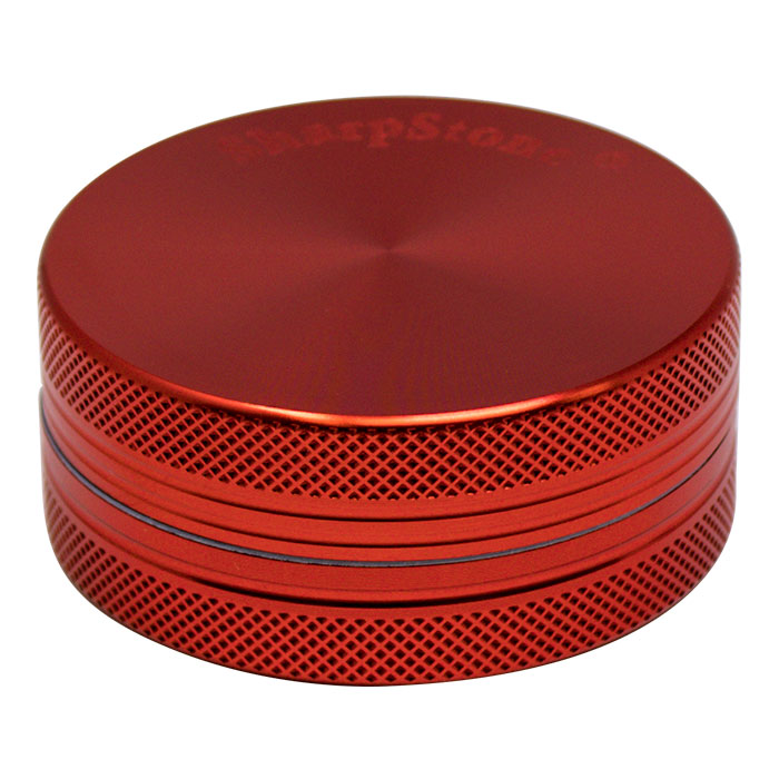 Burgundy Sharp Stone Two Stage Aluminum Grinder