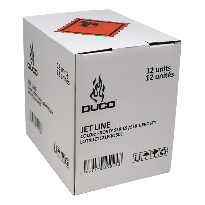 Duco Jet Line Frosty Series Torch Lighters Display of 12