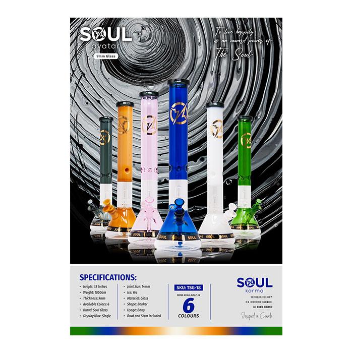 Bongs Soul Glass Poster