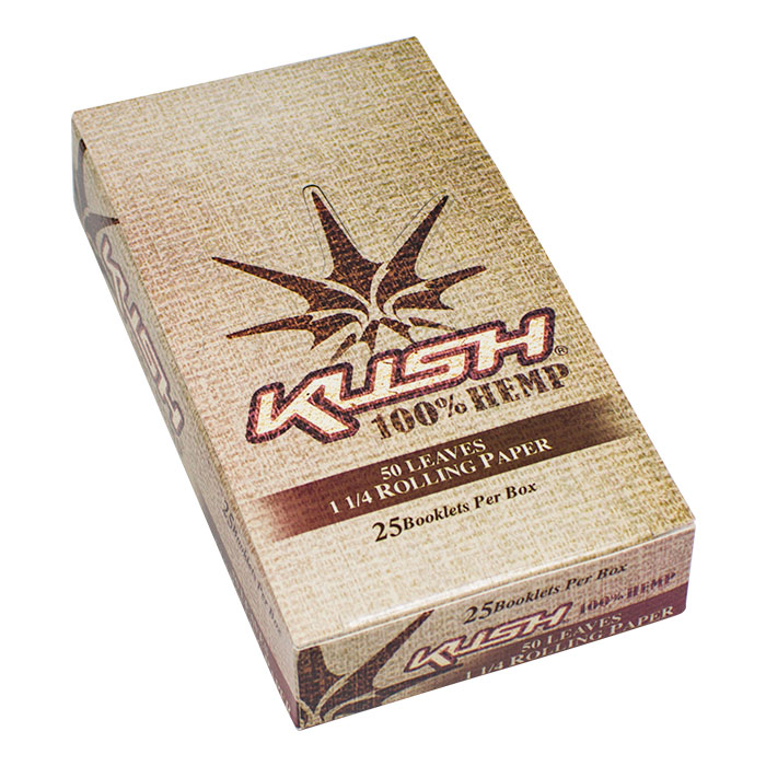 Kush Hemp Rolling Paper 1.25 Display of 25