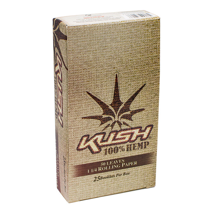 Kush Hemp Rolling Paper 1.25 Display of 25