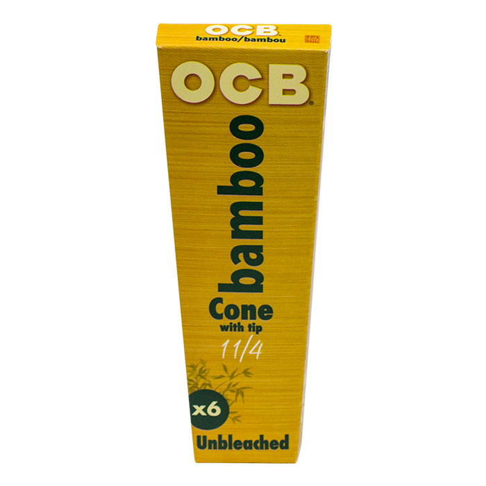 OCB Bamboo Cone 1.25 Size Display of 32