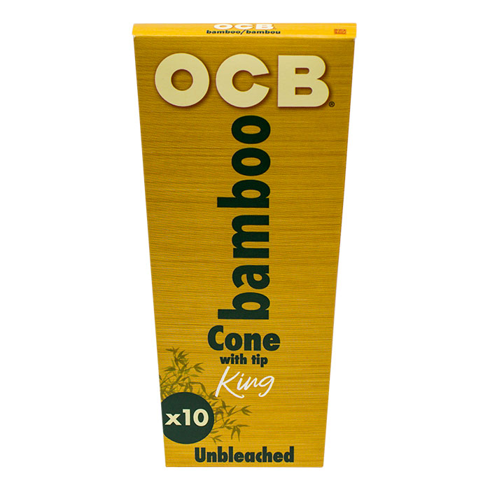 OCB Bamboo Cone King Size Display of 12
