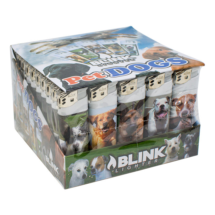 Blink Pet Dogs Electronic Lighter Display of 50