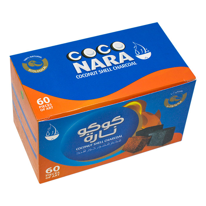 Coco Nara Shisha Charcoal Box of 60 Tablets