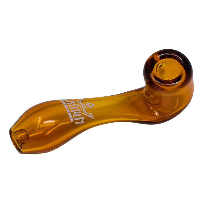 Gold Crown Glass Sherlock Pipe 4 Inches