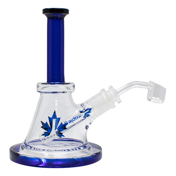 The Wild Series 7 Inches Blue Dab Rig by Maple Glass