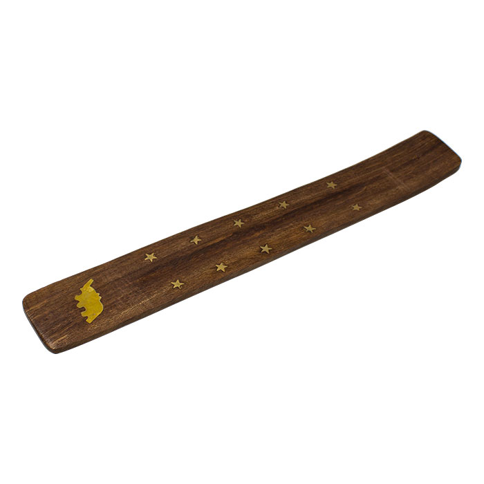 Elephant Wood and Brass Incense Holder Box Of 10