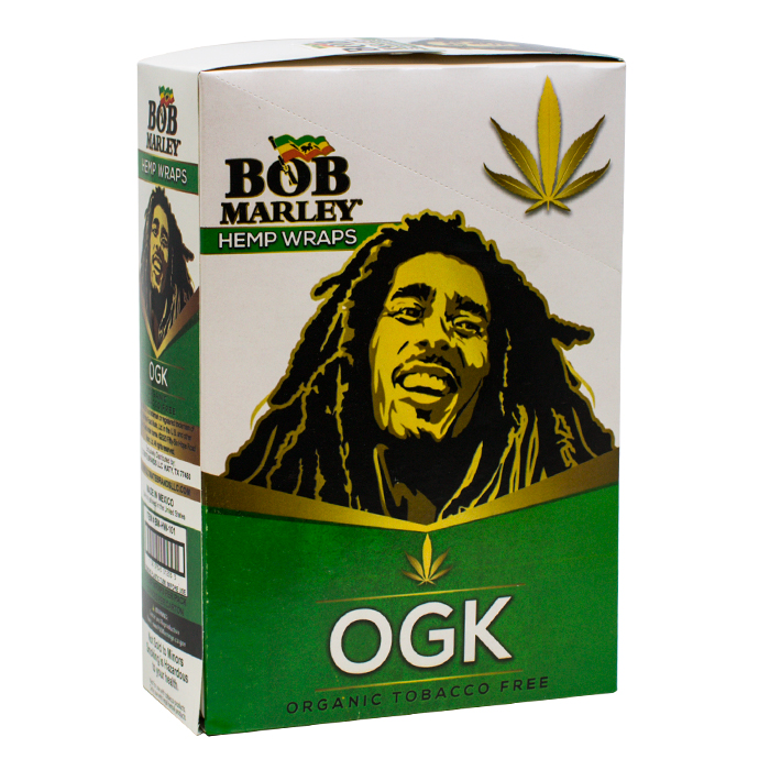 Bob Marley OGK Hemp Wraps Display of 25
